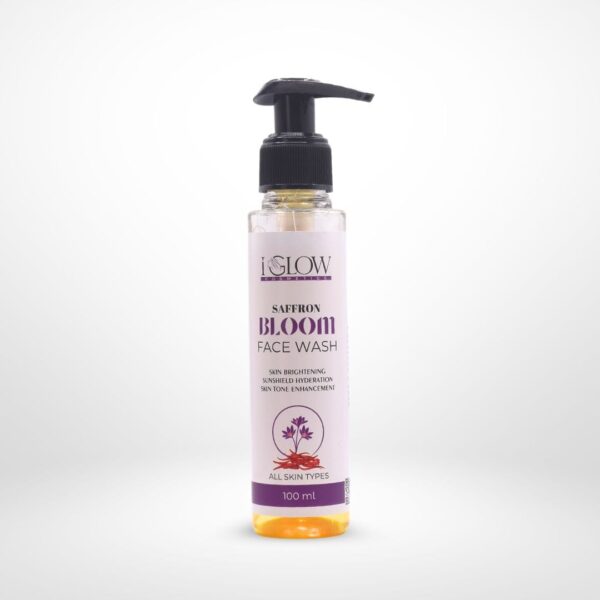 Saffron Bloom Face Wash for Vibrant Skin