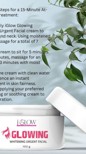 How to use iGlow Brightening Whitening Urgent Facial