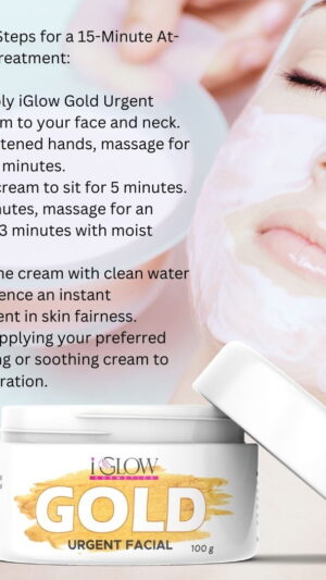 How to use  iGlow Gold Urgent Facial