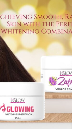 iGlow Glowing Whitening & iGlow Zafrani Urgent Facial Combo