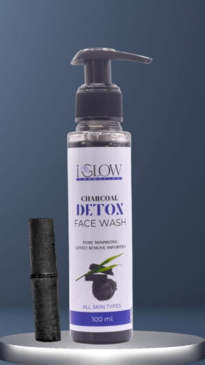 iGlow Charcoal Detox Face Wash for Clearer Skin